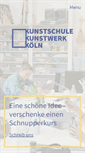 Mobile Screenshot of k3-kunstschule.de