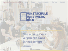 Tablet Screenshot of k3-kunstschule.de
